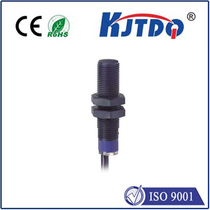 Interruptor de sensor de proximidad cilíndrico de plástico CA empotrado KJT-M12 