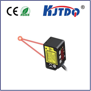 Distancia micro del sensor de desplazamiento del laser de KJT-KELR-TE20 CMOS NPN PNP 200MM