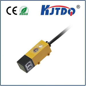 Interruptor fotoeléctrico KJT-FS62 (amarillo) IP67 NPN PNP