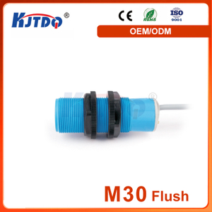 M30 IP67 Flush 2 cables PNP NPN NO NC Sn 10mm 12V 24V 220V 110V Interruptor de sensor de proximidad capacitivo 